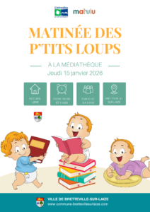 Matinée des P’tits Loups à la Médiathèque de Bretteville-sur-Laize
