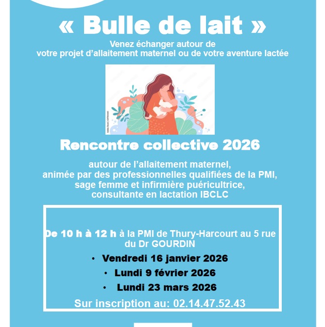 La Maison Départementale des Solidarités propose des rencontres collectives autour de l’allaitement maternel