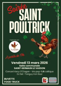 Soirée Saint Poultrick à Saint-Germain-le-Vasson