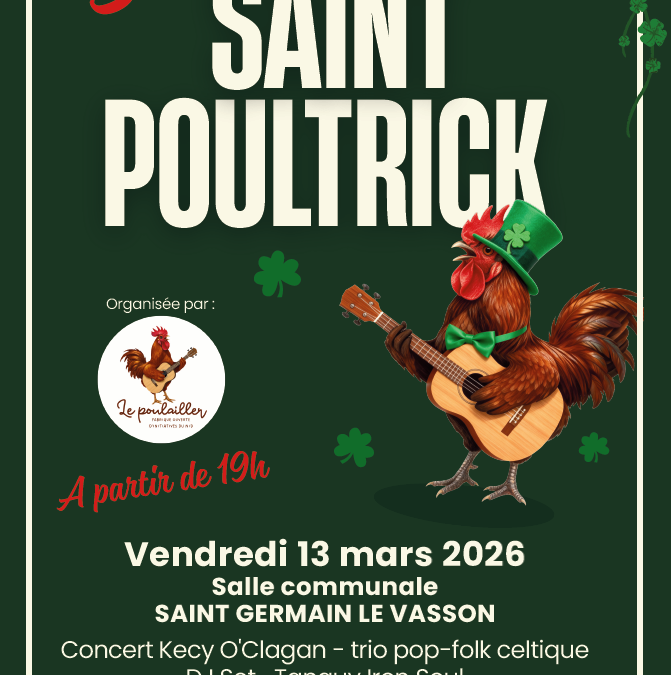 Soirée Saint Poultrick à Saint-Germain-le-Vasson