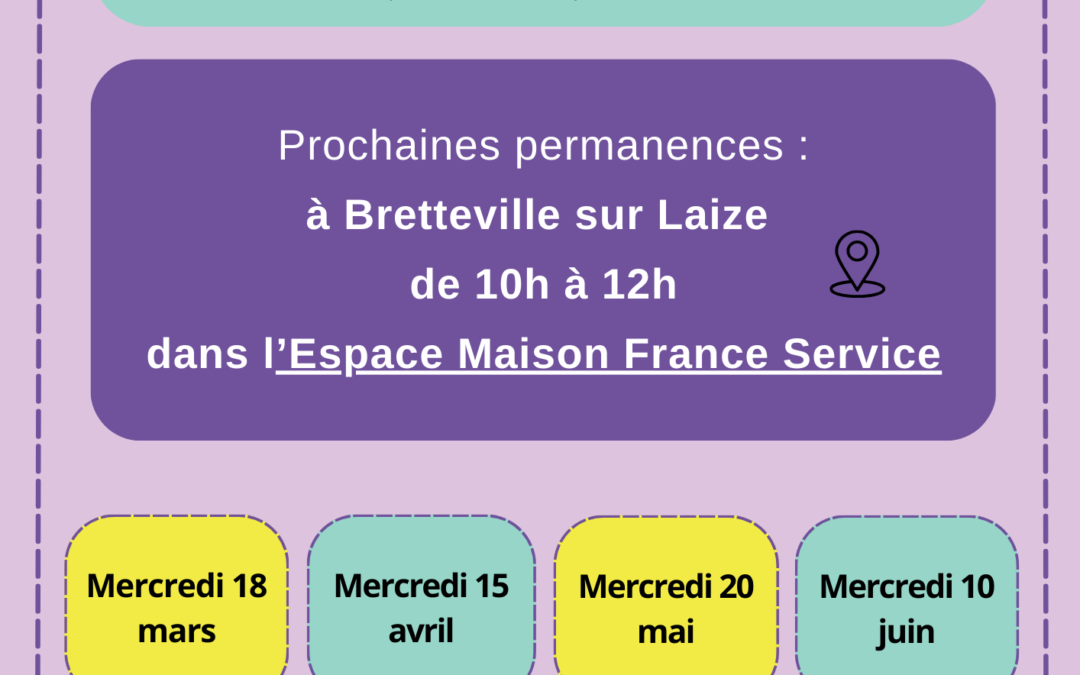 Dates des permanences du Camion des Femmes à Bretteville-sur-Laize