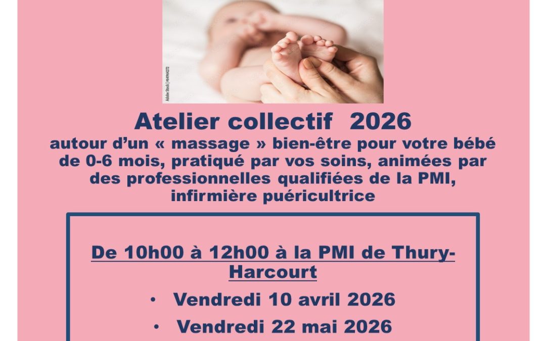 La Maison Départementale des Solidarités propose des séances de massage pour votre bébé