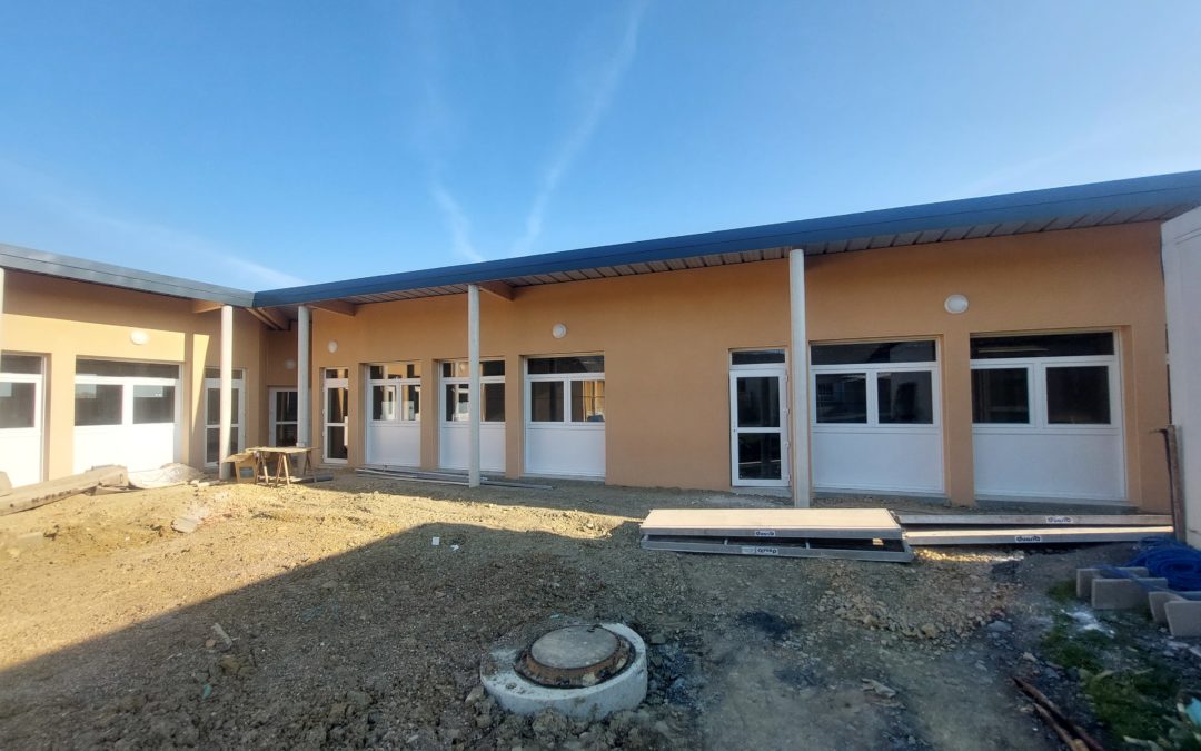 Retour en images sur l’avancement des travaux de l’école du Cerisier à Fresney-le-Puceux