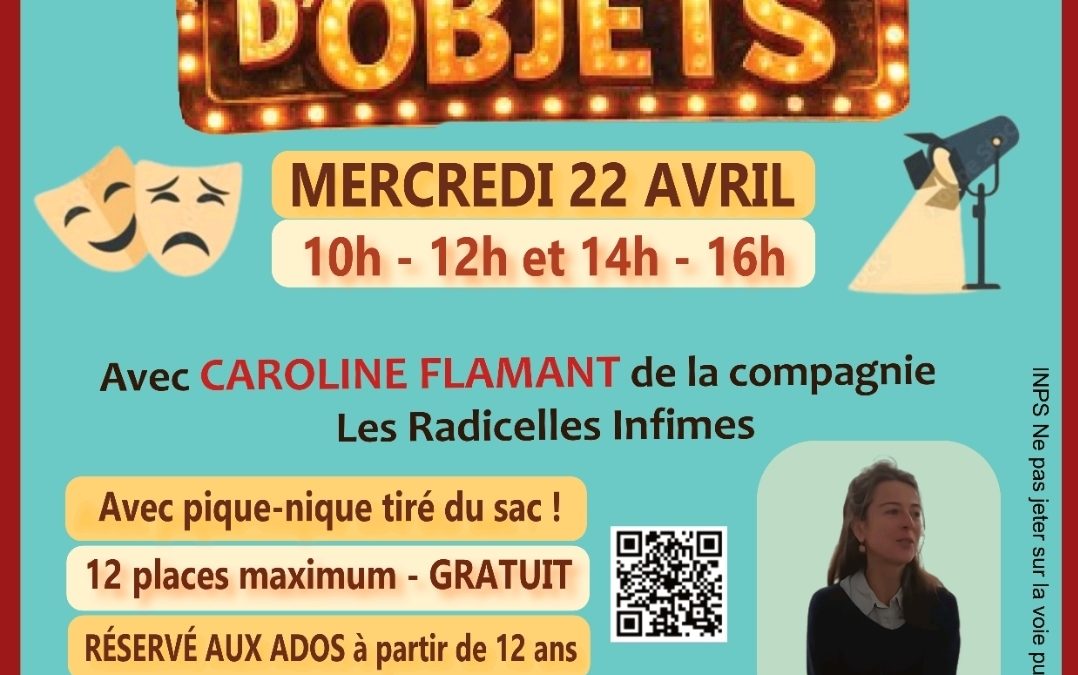 Stage d’initiation au théâtre d’objets le mercredi 22 avril