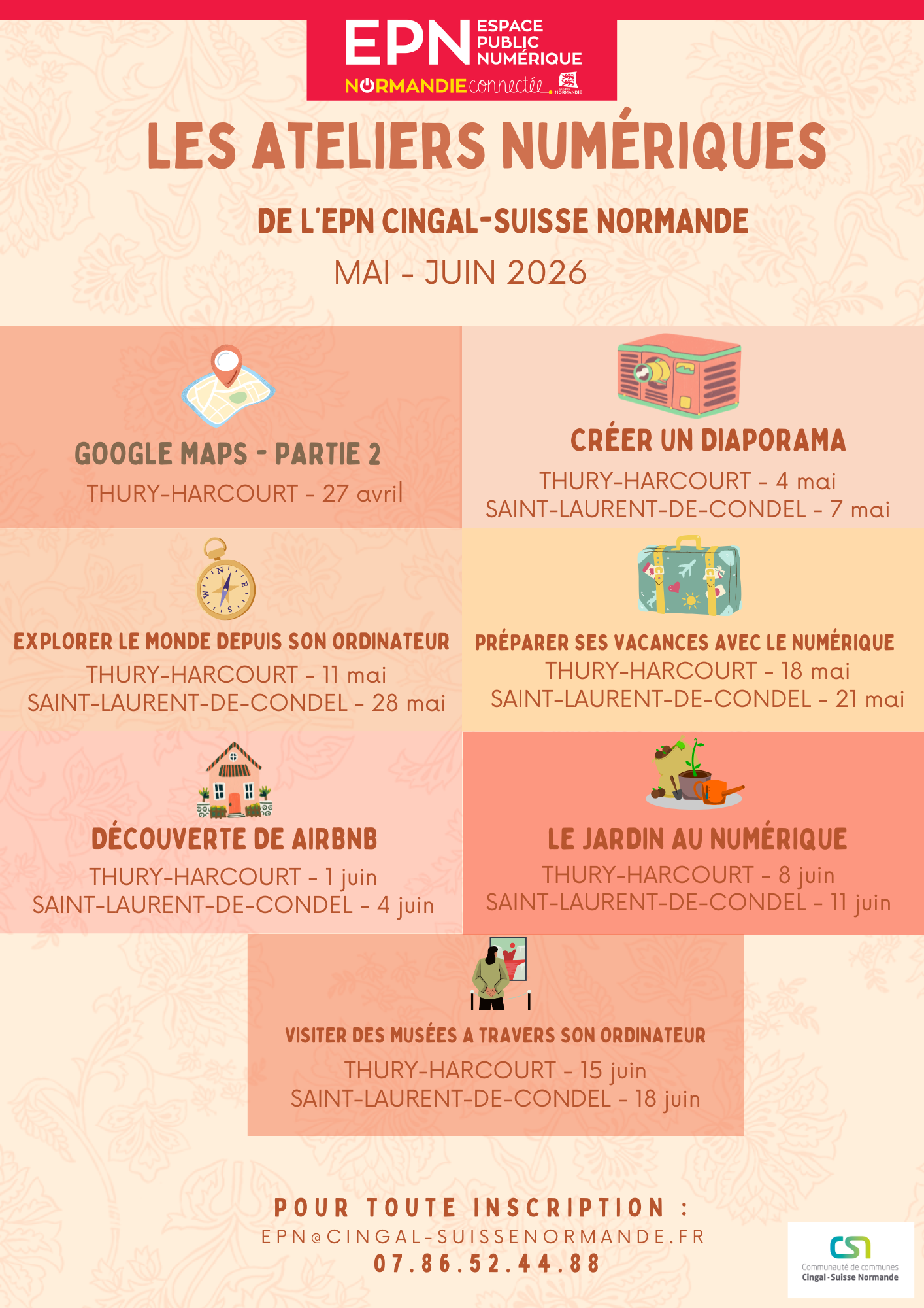 » Découvrez le programme des ateliers de l’EPN pour les mois de mai et ...