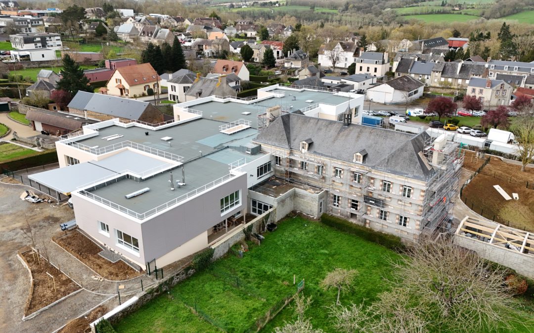 Retour en images sur l’avancement des travaux de l’école Paul Héroult à Thury-Harcourt-le-Hom