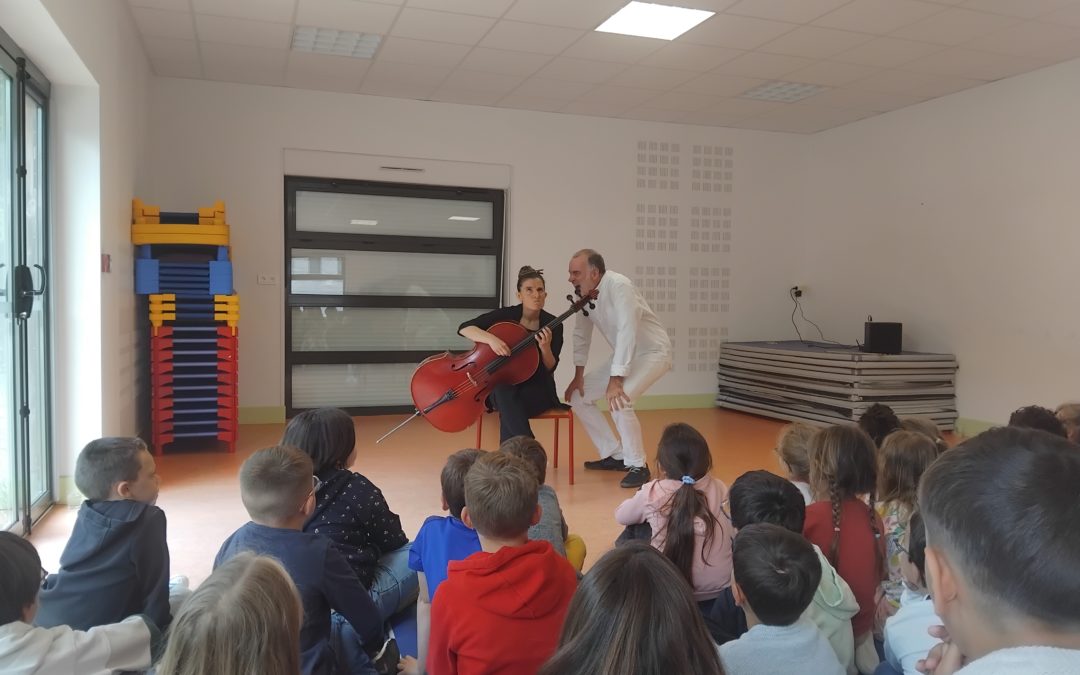 Retour en images : Accueil de l’auteur et conteur Gilles Bizouerne