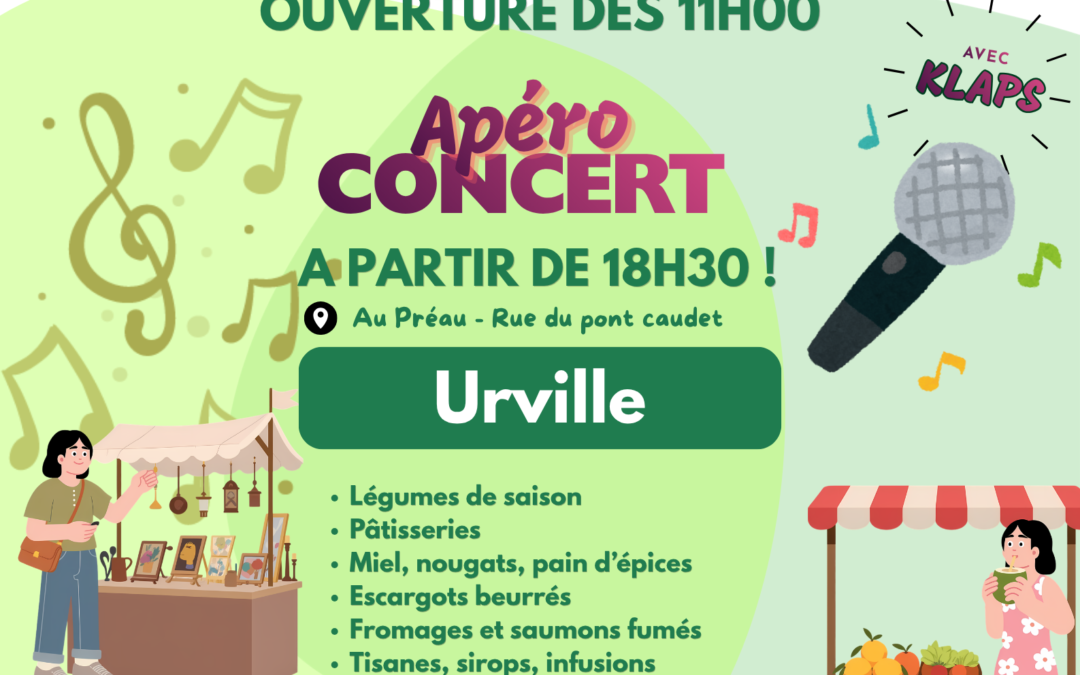 Second Marché de Producteurs et Créateurs Locaux le samedi 13 Juin 2026 à Urville