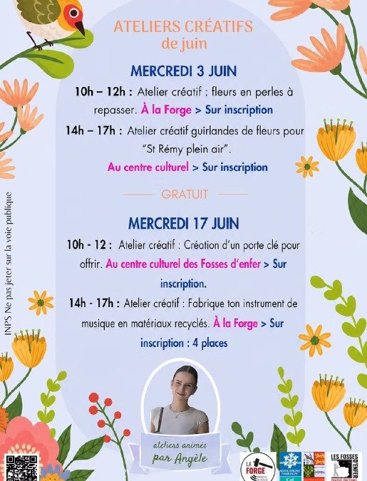 Les Ateliers d’Angèle au centre culturel des Fosses d’Enfer