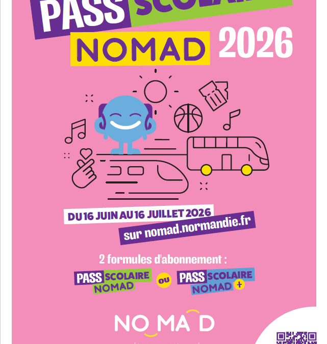 Pass scolaire Nomad 2026 (transport)