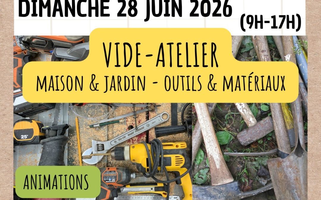 Vide-atelier organisé par La MatÔtek le dimanche 28 juin à Saint-Rémy-sur-Orne