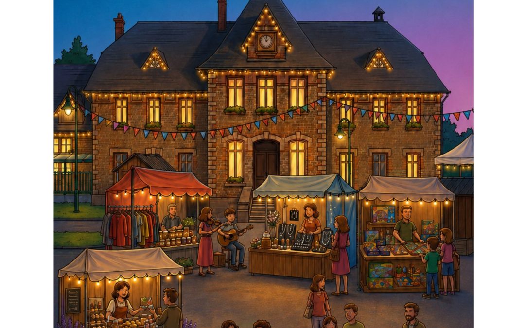 Marchés Nocturnes de créateurs et d’artisans 100 % fait main à Saint-Rémy-sur-Orne cet été