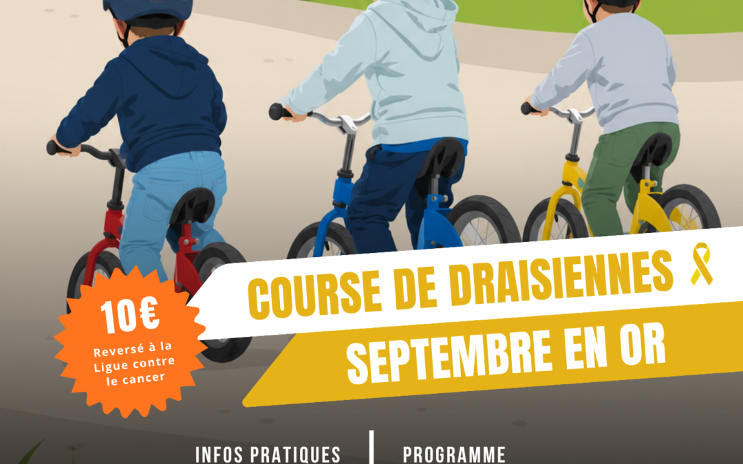 Course de draisiennes le samedi 12 septembre 2026 de 9h à 13h à Bretteville-sur-Laize