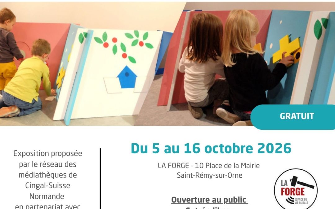 Prendre et surprendre : une exposition ludique pour les jeunes enfants à Saint-Rémy-sur-Orne