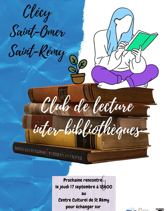 Club de lecture à Saint-Rémy-sur-Orne le 17 septembre