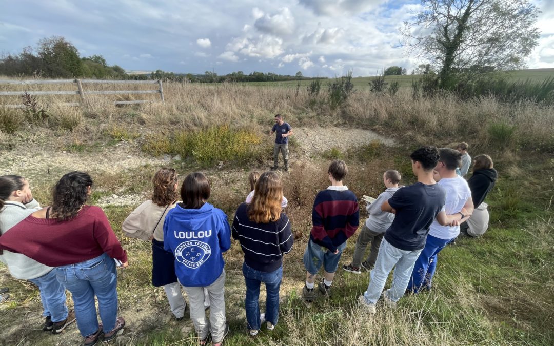 Retour en image sur le lancement du projet tuteuré avec la licence professionnelle Métiers de la protection et de la gestion de l’environnement, parcours Environnement, agriculture, paysage et territoires ruraux !